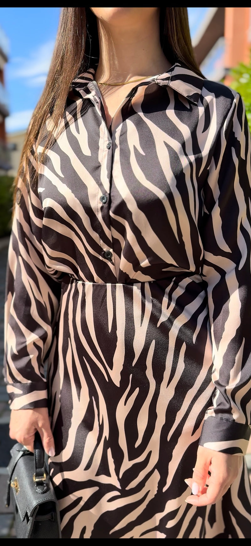 COORDINATO GONNA E CAMICIA ZEBRATO