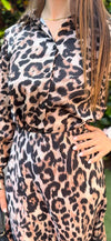 COORDINATO GONNA E CAMICIA LEOPARDATO