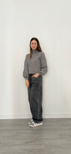 JEANS SLOUCHY NERO