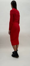 VESTITO DIANA rosso