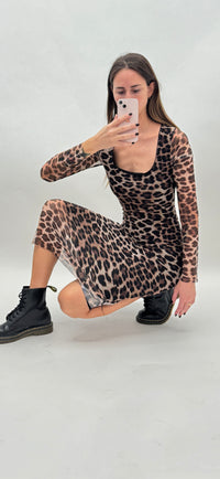 VESTITO LEOPARD