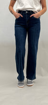 JEANS PALAZZO GAMBA DRITTA