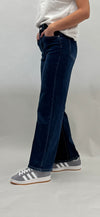 JEANS PALAZZO GAMBA DRITTA