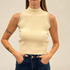 GILET PERLA Panna