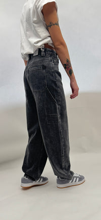 JEANS SLOUCHY NERO
